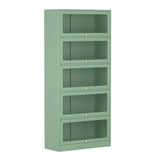 Darrahopens Furniture > Living Room ArtissIn Buffet Sideboard Metal Locker Display Storage Cabinet Shelves Green