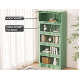 Darrahopens Furniture > Living Room ArtissIn Buffet Sideboard Metal Locker Display Storage Cabinet Shelves Green
