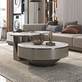 darrahopens Furniture > Living Room Berkley Nesting Coffee Table Set/Glossy Ceramic top/ Modern