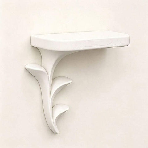 Darrahopens Furniture > Living Room > Bookcases & Shelves 2Pcs Sprout Wall Mounted Storage Rack - Creative Plant Style Organizer and Display Stand (Green, White) In Australia - Darrahopens