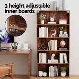 Darrahopens Furniture > Living Room > Bookcases & Shelves Artiss Bookshelf 5 Tiers Walnut