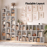 Darrahopens Furniture > Living Room > Bookcases & Shelves Artiss Bookshelf Display Shelves CD DVD Storage Rack Tall Bookcase White In Australia - Darrahopens