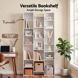 Darrahopens Furniture > Living Room > Bookcases & Shelves Artiss Bookshelf Display Shelves CD DVD Storage Rack Tall Bookcase White In Australia - Darrahopens