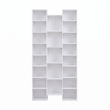 Darrahopens Furniture > Living Room > Bookcases & Shelves Artiss Bookshelf Display Shelves CD DVD Storage Rack Tall Bookcase White In Australia - Darrahopens