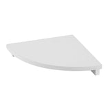 Darrahopens Furniture > Living Room > Bookcases & Shelves Artiss Corner Floating Wall Shelf Wall Mounted Display Rack Round Edge White 1pc