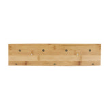 Darrahopens Furniture > Living Room > Bookcases & Shelves Bamboo Wall Hooks and Shelf