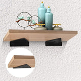 Darrahopens Furniture > Living Room > Bookcases & Shelves Floating shelf brackets, invisible triangular edges.