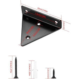 Darrahopens Furniture > Living Room > Bookcases & Shelves Floating shelf brackets, invisible triangular edges.