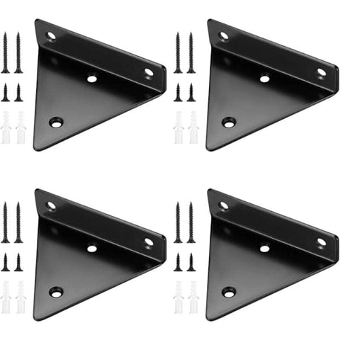 Darrahopens Furniture > Living Room > Bookcases & Shelves Floating shelf brackets, invisible triangular edges.