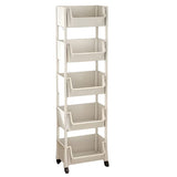 Darrahopens Furniture > Living Room > Bookcases & Shelves Mobile Bookshelf Office Cart (5-Tier)