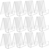 Darrahopens Furniture > Living Room > Bookcases & Shelves Transparent bookcase - Acrylic display rack - for books, photos, brochures - Set of 12