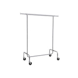Darrahopens Furniture > Living Room Clothes Rack Wheels Chrome Extendable, 136 kg load