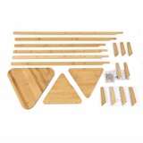 Darrahopens Furniture > Living Room > Coat Racks Clothes Garment Coat Rack Stand Bamboo Hanger Bag Hat Hook Holder Tree Shelf AU