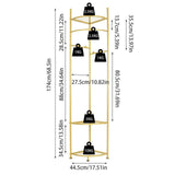 Darrahopens Furniture > Living Room > Coat Racks Fin Heavy Duty Clothes Stand Space-Saving Corner Coat Hat Shoes Rack Bedroom