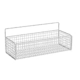 Darrahopens Furniture > Living Room > Coat Racks Kitchen Hanging Storage Rack Wall Mounted Storage Basket Punch Free Hanging Wall Organizer Baskets for Dormitory Bedroom White In Australia - Darrahopens