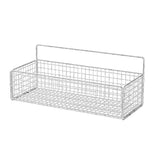 Darrahopens Furniture > Living Room > Coat Racks Kitchen Hanging Storage Rack Wall Mounted Storage Basket Punch Free Hanging Wall Organizer Baskets for Dormitory Bedroom White In Australia - Darrahopens