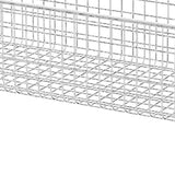 Darrahopens Furniture > Living Room > Coat Racks Kitchen Hanging Storage Rack Wall Mounted Storage Basket Punch Free Hanging Wall Organizer Baskets for Dormitory Bedroom White In Australia - Darrahopens