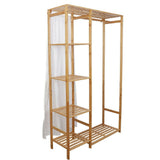 Darrahopens Furniture > Living Room > Coat Racks Open Wardrobe Clothes Rail Rack Hanging Garment Heavy Duty Organizer Coat Shelf