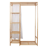 Darrahopens Furniture > Living Room > Coat Racks Open Wardrobe Clothes Rail Rack Hanging Garment Heavy Duty Organizer Coat Shelf