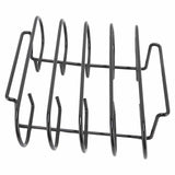 Darrahopens Furniture > Living Room > Coat Racks Rib Rack 4 Rows Capacity Compact Portable Iron Material Black Durable Reusable Barbecue Standing Rib Rack for Camping In Australia - Darrahopens