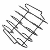 Darrahopens Furniture > Living Room > Coat Racks Rib Rack 4 Rows Capacity Compact Portable Iron Material Black Durable Reusable Barbecue Standing Rib Rack for Camping In Australia - Darrahopens