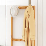 Darrahopens Furniture > Living Room > Coat Racks Wooden Hall Stand Modern Style Minimalist Home Floor Coat Rack with Drawer