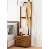 Darrahopens Furniture > Living Room > Coat Racks Wooden Hall Stand Modern Style Minimalist Home Floor Coat Rack with Drawer