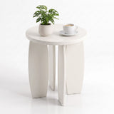 Darrahopens Furniture > Living Room > Coffee Tables Artiss Coffee Table Set of 2 High Gloss Round Side Bedside Table Wood Living Room Cream In Australia - Darrahopens