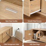 Darrahopens Furniture > Living Room > Coffee Tables Artiss TV Unit & Coffee Table Set Storage Drawer Pine