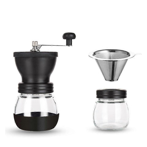 Darrahopens Furniture > Living Room > Coffee Tables Ceramic Bean Coffee Grinder - Kitchen Manual Grinder with Compact Design