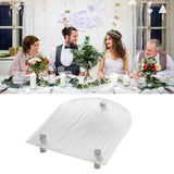 Darrahopens Furniture > Living Room > Coffee Tables Clear Vanity Tray Transparent Acrylic Simple Modern Style Widely Used Coffee Table Tray for Family Office Cafe Bar U Shape 26x20x3.5cm In Australia - Darrahopens