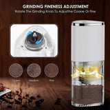 Darrahopens Furniture > Living Room > Coffee Tables Electric Burr Coffee Grinder - Mini Automatic Bean Mill with LED Atmosphere Light
