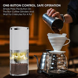 Darrahopens Furniture > Living Room > Coffee Tables Electric Burr Coffee Grinder - Mini Automatic Bean Mill with LED Atmosphere Light