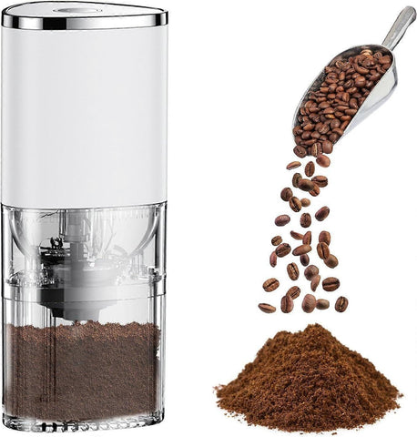 Darrahopens Furniture > Living Room > Coffee Tables Electric Burr Coffee Grinder - Mini Automatic Bean Mill with LED Atmosphere Light