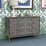 Darrahopens Furniture > Living Room > Coffee Tables MOTHER OF PEARL ENCHANTING VINE CHEST OF DRAWERS