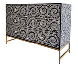 Darrahopens Furniture > Living Room > Coffee Tables MOTHER OF PEARL ENCHANTING VINE CHEST OF DRAWERS
