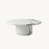 Darrahopens Furniture > Living Room > Coffee Tables Nobu Round Sculptural Stone Coffee Table - Panda Marble Finish In Australia - Darrahopens