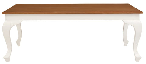 Darrahopens Furniture > Living Room > Coffee Tables Queen Anne Coffee Table 120 x 70 cm - White Caramel