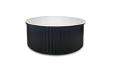 Darrahopens Furniture > Living Room > Coffee Tables Ripple Black Coffee Table - White Marble