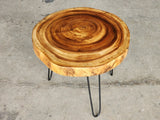 Darrahopens Furniture > Living Room > Coffee Tables Round Raintree Wood Live Edge Coffee Table