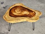 Darrahopens Furniture > Living Room > Coffee Tables Round Raintree Wood Live Edge Coffee Table