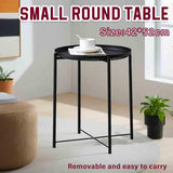 Darrahopens Furniture > Living Room > Coffee Tables Small Coffee Table Simple Tray Mini Round Table Compact Side Table Living Room