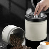 Darrahopens Furniture > Living Room > Coffee Tables Tea Coffee Canister Stainless Steel Airtight Coffee Container for Grounds Coffee Beans Flour Cereal Sugar 1600ml Capacity In Australia - Darrahopens