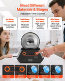 Darrahopens Furniture > Living Room > Coffee Tables VEVOR Rock Tumbler Kit, 3 lbs Rock Polishing Kit, 4 Speed Settings 9-Day Polishing Timer Stone Polishing Kit, Rock Polisher with Rough Gemstones and Polishing Grits, Rock Polisher for Adults Kids
