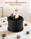 Darrahopens Furniture > Living Room > Coffee Tables VEVOR Rock Tumbler Kit, 3 lbs Rock Polishing Kit, 4 Speed Settings 9-Day Polishing Timer Stone Polishing Kit, Rock Polisher with Rough Gemstones and Polishing Grits, Rock Polisher for Adults Kids
