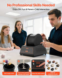 Darrahopens Furniture > Living Room > Coffee Tables VEVOR Rock Tumbler Kit, 4lbs Rock Polishing Kit, 4 Speed Settings 9-Day Polishing Timer Stone Polishing Kit, Belt-Free Rock Polisher with Adapter & Overload Protection, Rock Polisher for Adults Kids