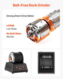 Darrahopens Furniture > Living Room > Coffee Tables VEVOR Rock Tumbler Kit, 4lbs Rock Polishing Kit, 4 Speed Settings 9-Day Polishing Timer Stone Polishing Kit, Belt-Free Rock Polisher with Adapter & Overload Protection, Rock Polisher for Adults Kids