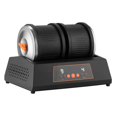 Darrahopens Furniture > Living Room > Coffee Tables VEVOR Rock Tumbler Kit, 8 lbs Rock Polishing Kit, 4 Speed Settings 9-Day Polishing Timer Stone Polishing Kit, Double Barrel Rock Polisher with Adapter, Rock Polisher for Adults and Kids