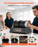 Darrahopens Furniture > Living Room > Coffee Tables VEVOR Rock Tumbler Kit, 8 lbs Rock Polishing Kit, 4 Speed Settings 9-Day Polishing Timer Stone Polishing Kit, Double Barrel Rock Polisher with Adapter, Rock Polisher for Adults and Kids