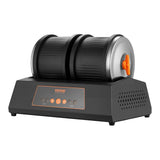 Darrahopens Furniture > Living Room > Coffee Tables VEVOR Rock Tumbler Kit, 8 lbs Rock Polishing Kit, 4 Speed Settings 9-Day Polishing Timer Stone Polishing Kit, Double Barrel Rock Polisher with Adapter, Rock Polisher for Adults and Kids